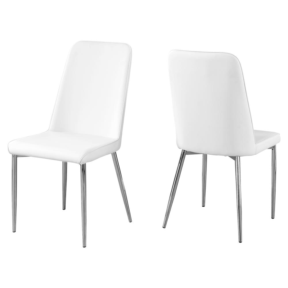 Dining Chair, Set Of 2, Side, Upholstered, Kitchen, Dining Room. Picture 1