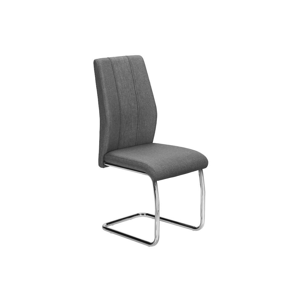 Contemporary Dining Chair in Grey color. Picture 1