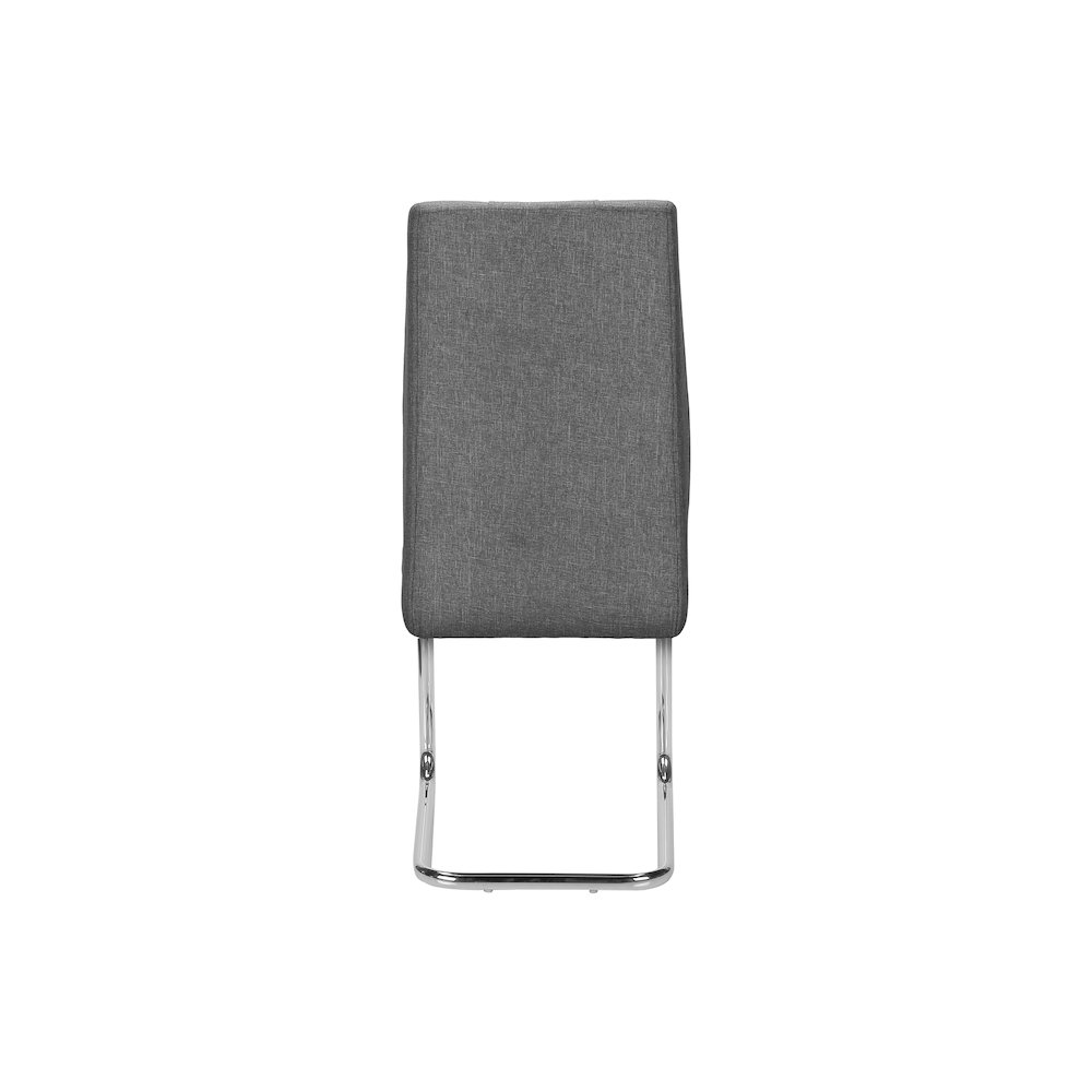 Contemporary Dining Chair in Grey color. Picture 5