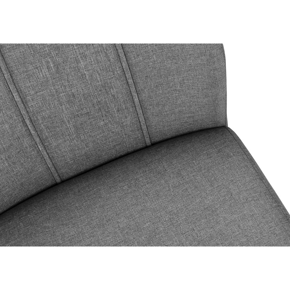 Contemporary Dining Chair in Grey color. Picture 7