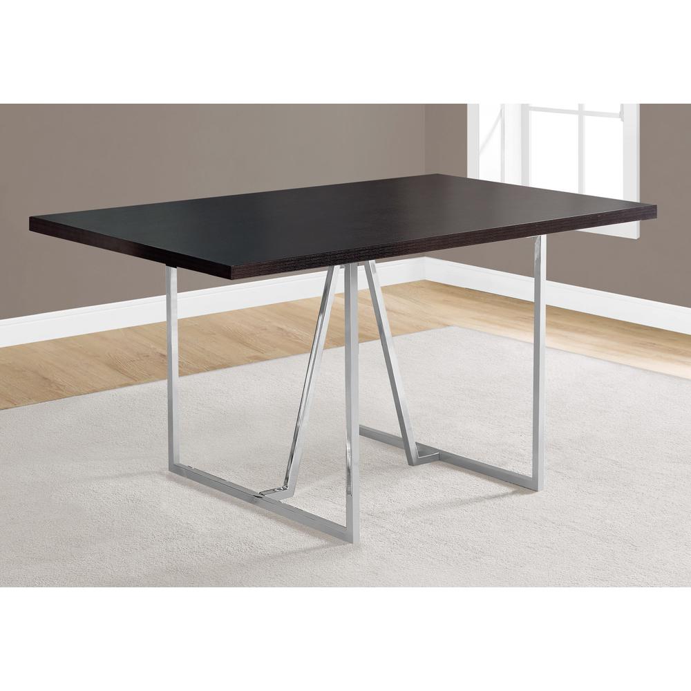 Dining Table, 60 Rectangular, Kitchen, Dining Room, Brown Laminate. Picture 3