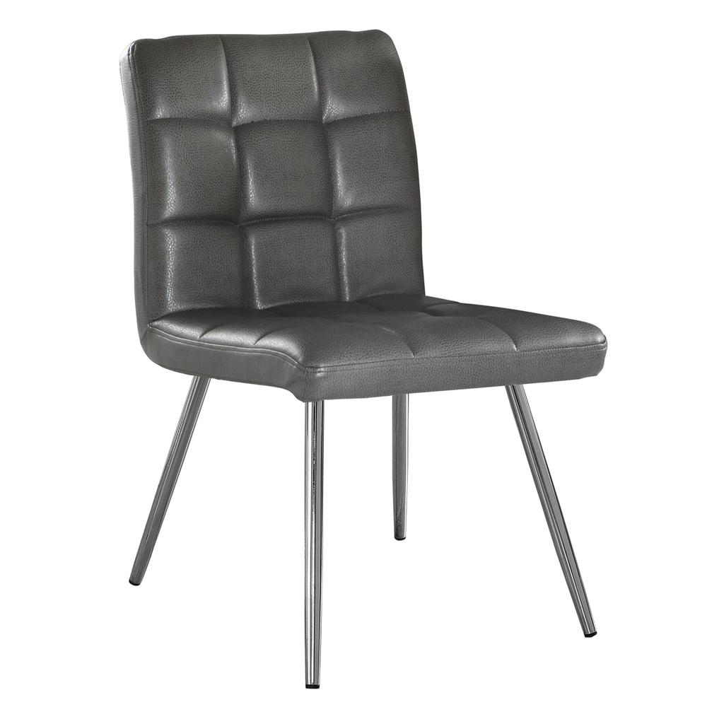 Dining Chair, Set Of 2, Side, Upholstered, Kitchen, Dining Room. Picture 1