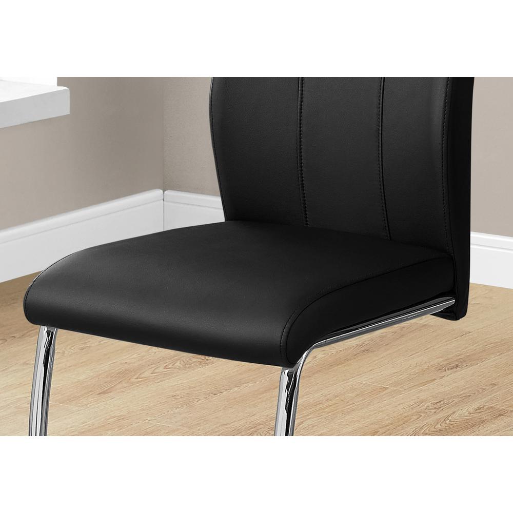 Dining Chair, Set Of 2, Side, Upholstered, Kitchen, Dining Room. Picture 3