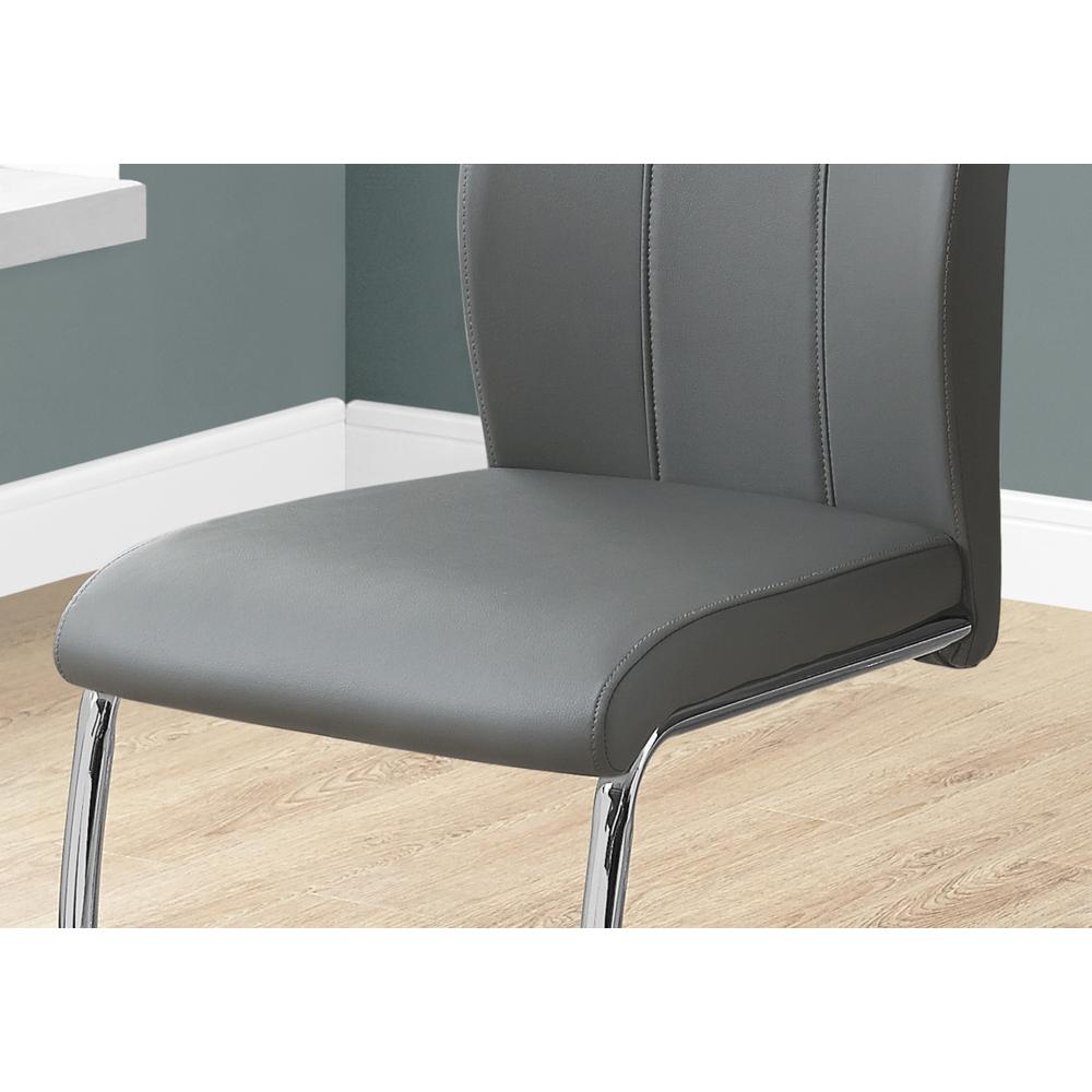Dining Chair, Set Of 2, Side, Upholstered, Kitchen, Dining Room. Picture 3