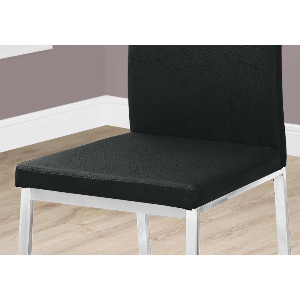 Dining Chair, Set Of 2, Side, Upholstered, Kitchen, Dining Room. Picture 3