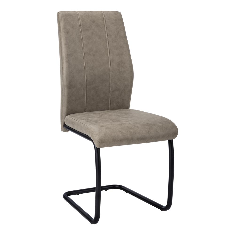 Dining Chair, Set Of 2, Side, Upholstered, Kitchen, Dining Room. Picture 1