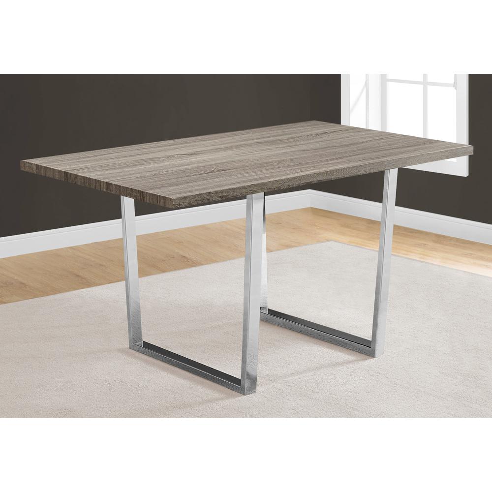 Dining Table, 60 Rectangular, Kitchen, Dining Room, Brown Laminate. Picture 3