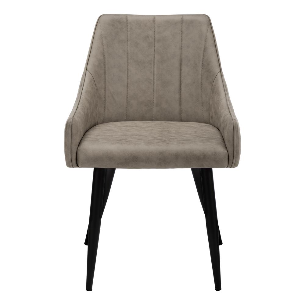 Dining Chair, Set Of 2, Side, Upholstered, Kitchen, Dining Room. Picture 2