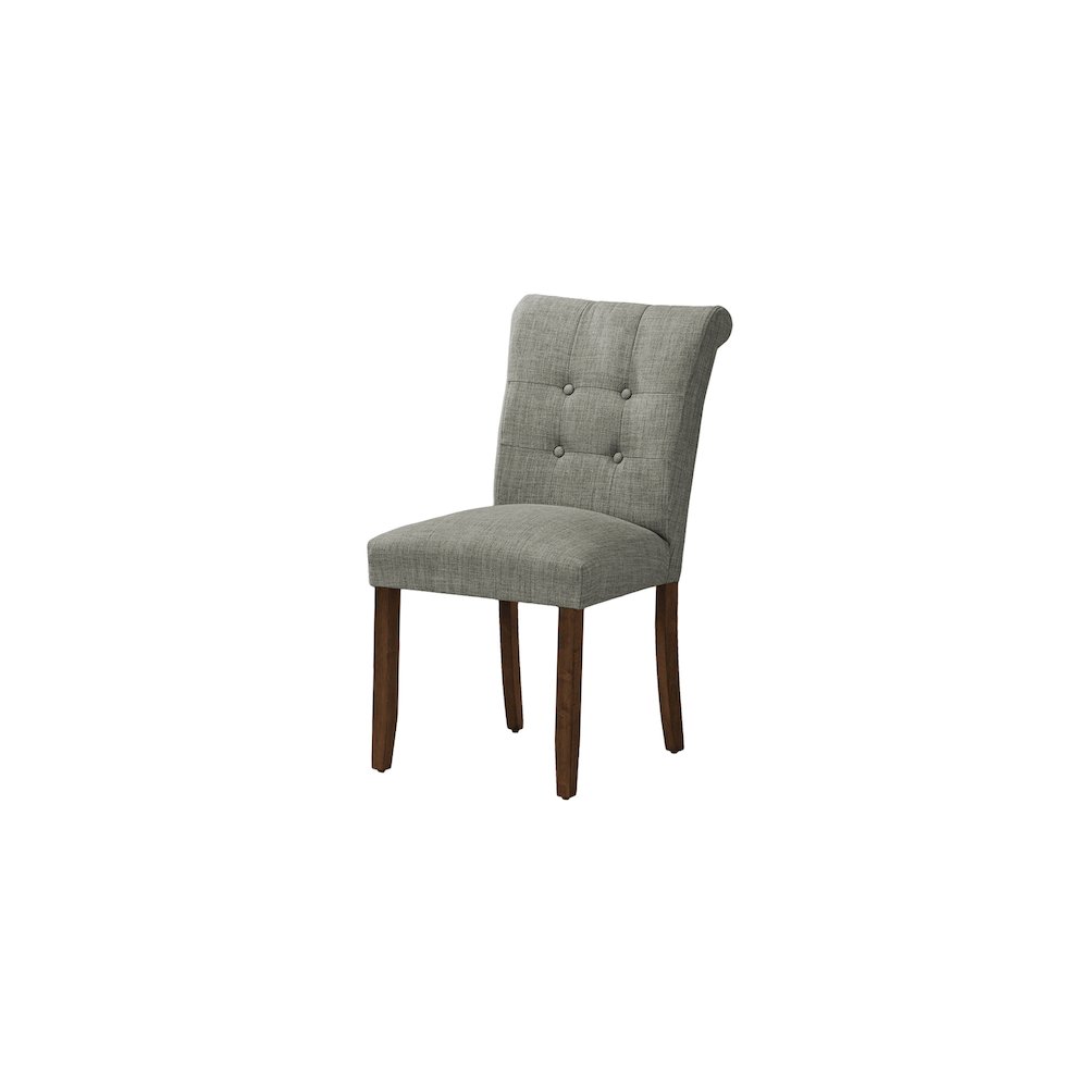 Dining Chair, 38" Height, Set Of 2, Upholstered, Modern. Picture 1