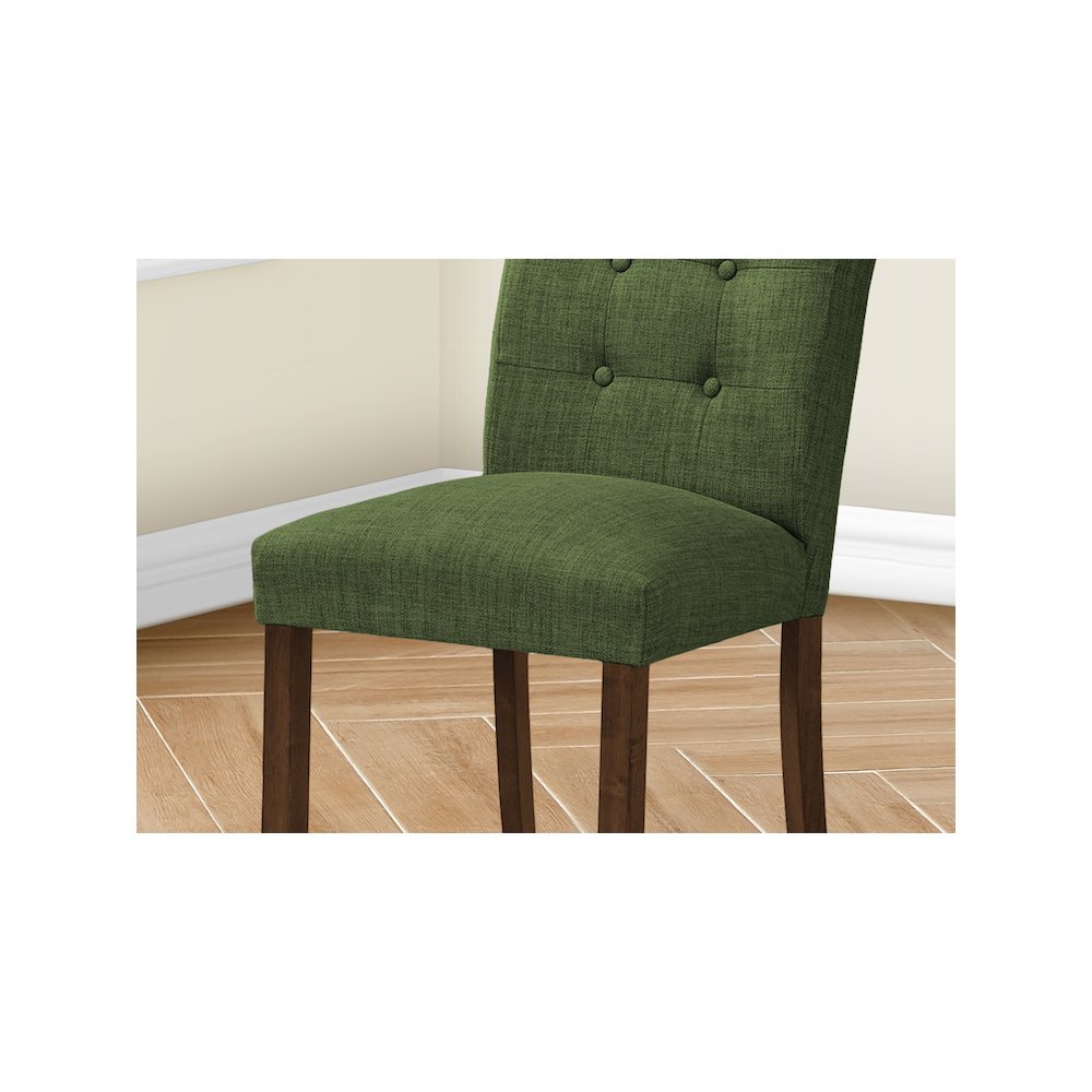 Dining Chair, 38" Height, Set Of 2, Upholstered, Modern. Picture 3