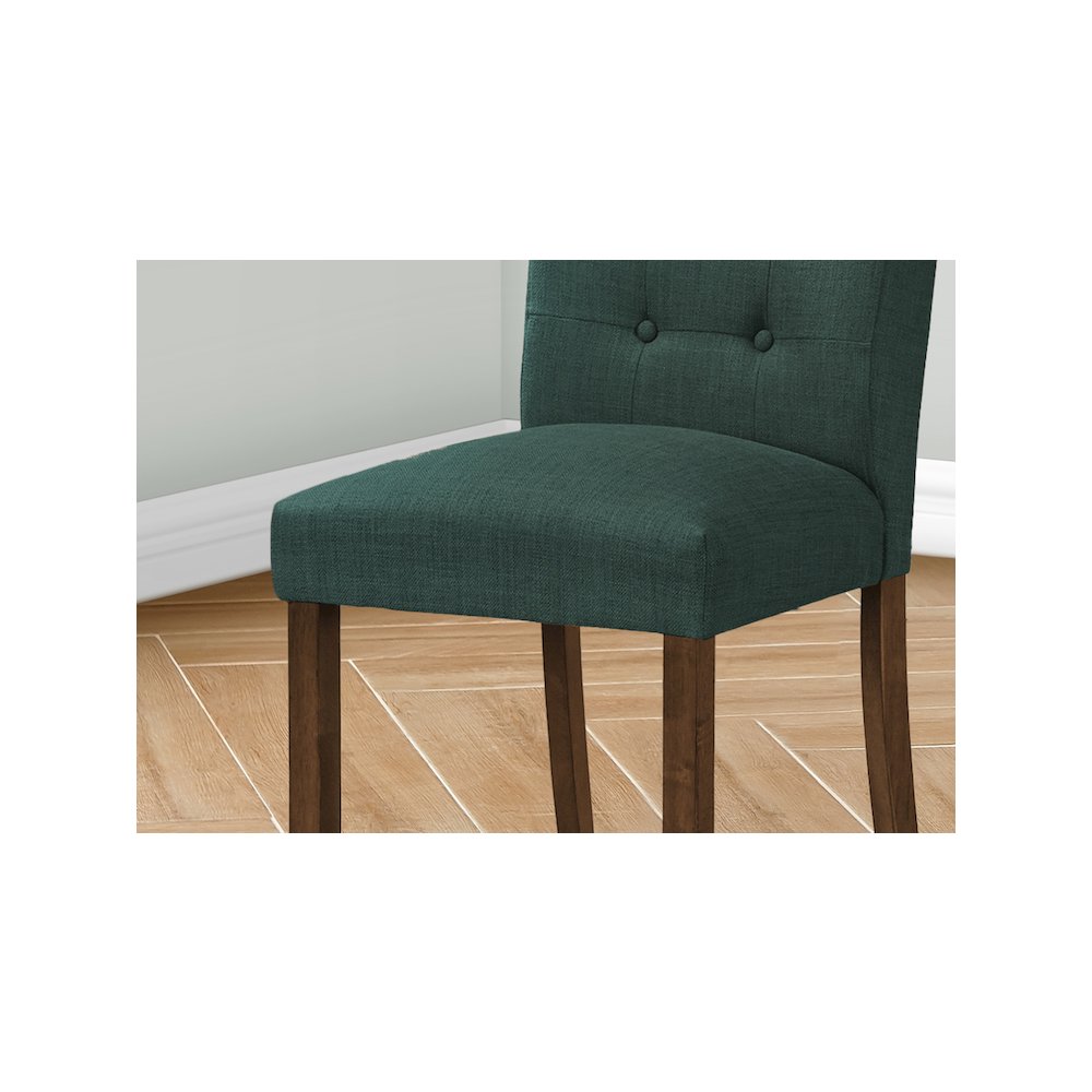 Dining Chair, 38" Height, Set Of 2, Upholstered, Modern. Picture 3