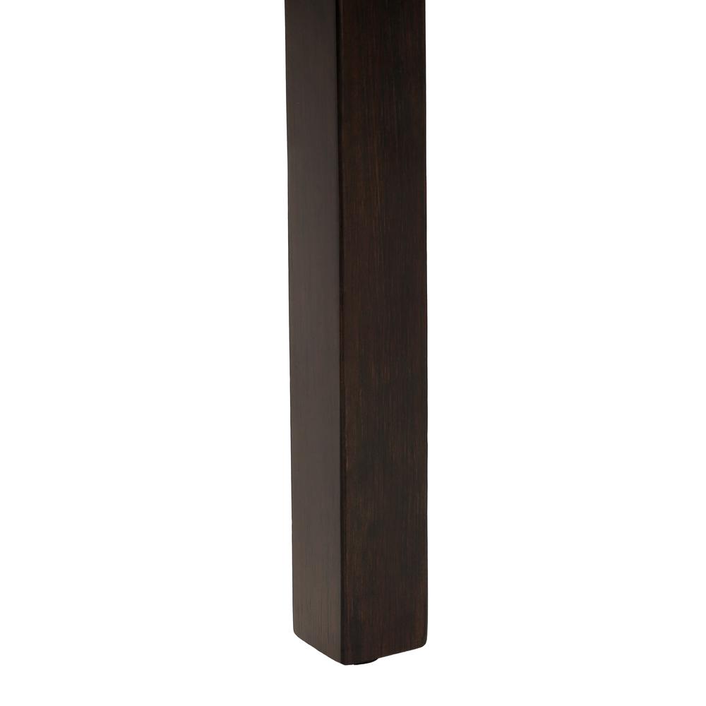Dining Chair, Set Of 2, Side, Upholstered, Kitchen, Dining Room, Brown Leather. Picture 9