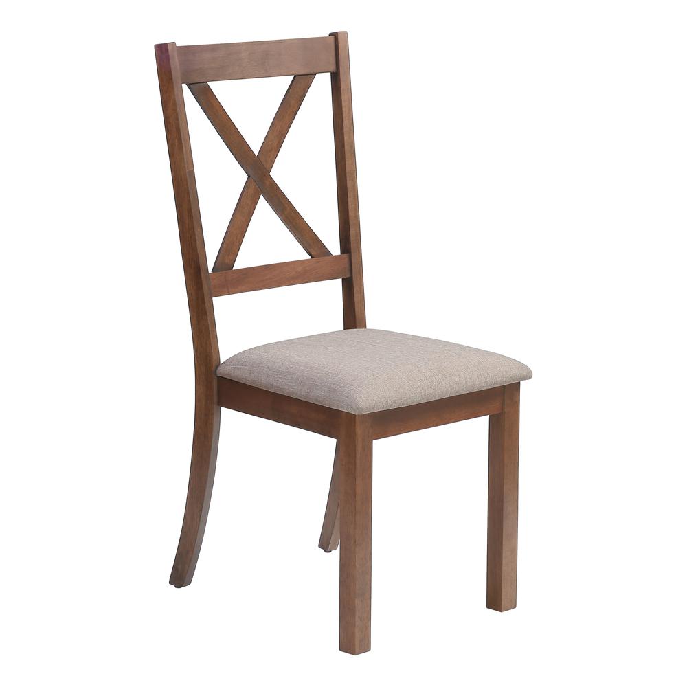 Dining Chair, Set Of 2, Side, Upholstered, Kitchen, Dining Room. Picture 1