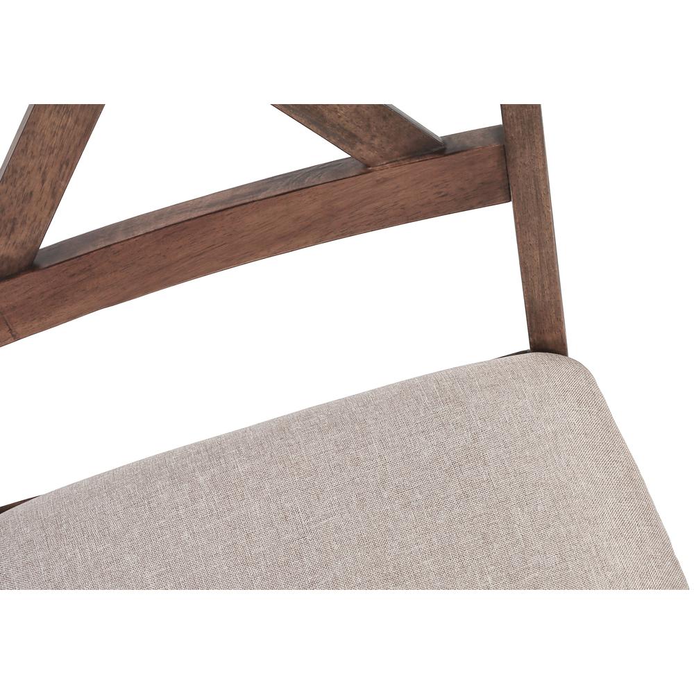 Dining Chair, Set Of 2, Side, Upholstered, Kitchen, Dining Room. Picture 8