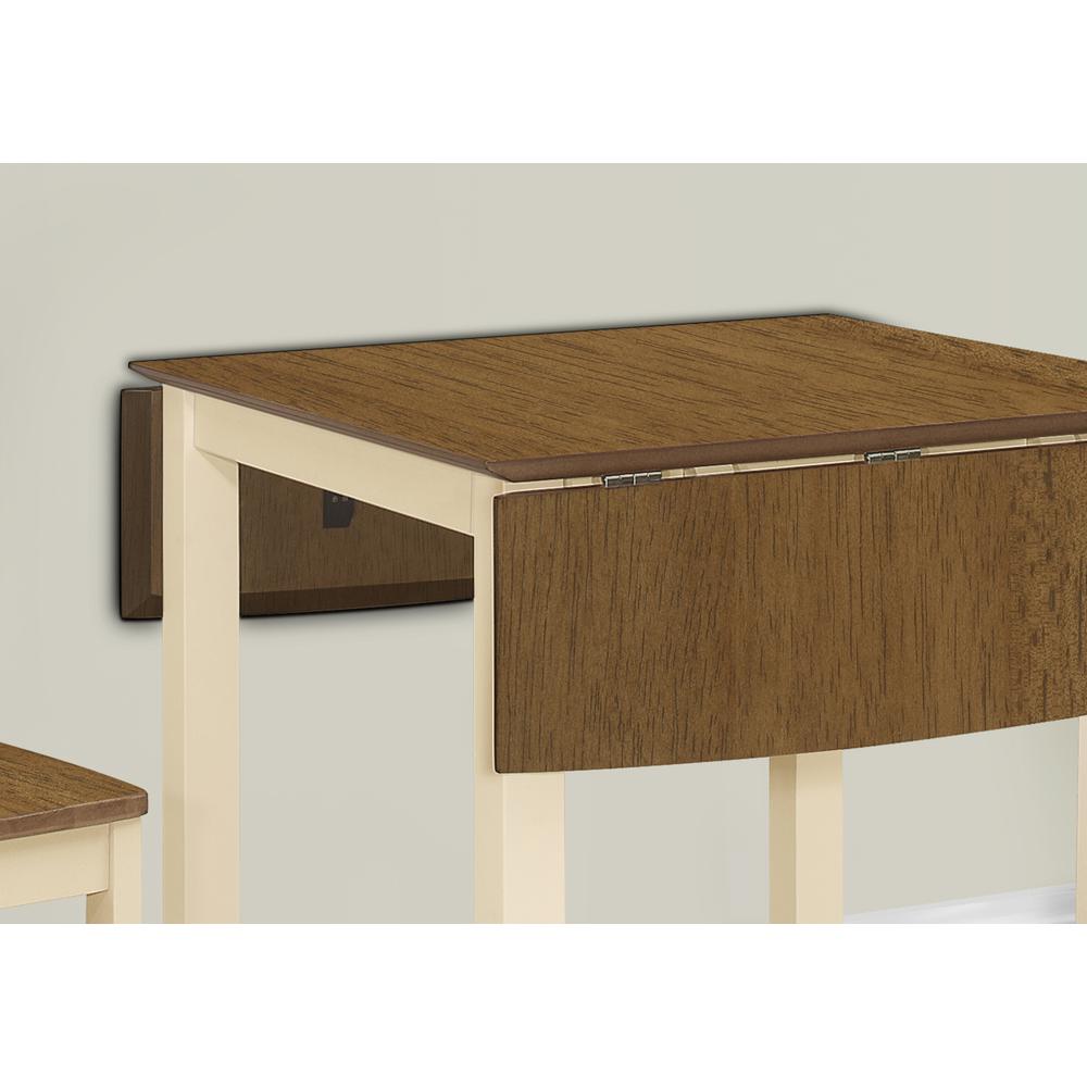 Dining Table, 48 Rectangular, Small, Kitchen, Dining Room, Drop Leaf. Picture 3