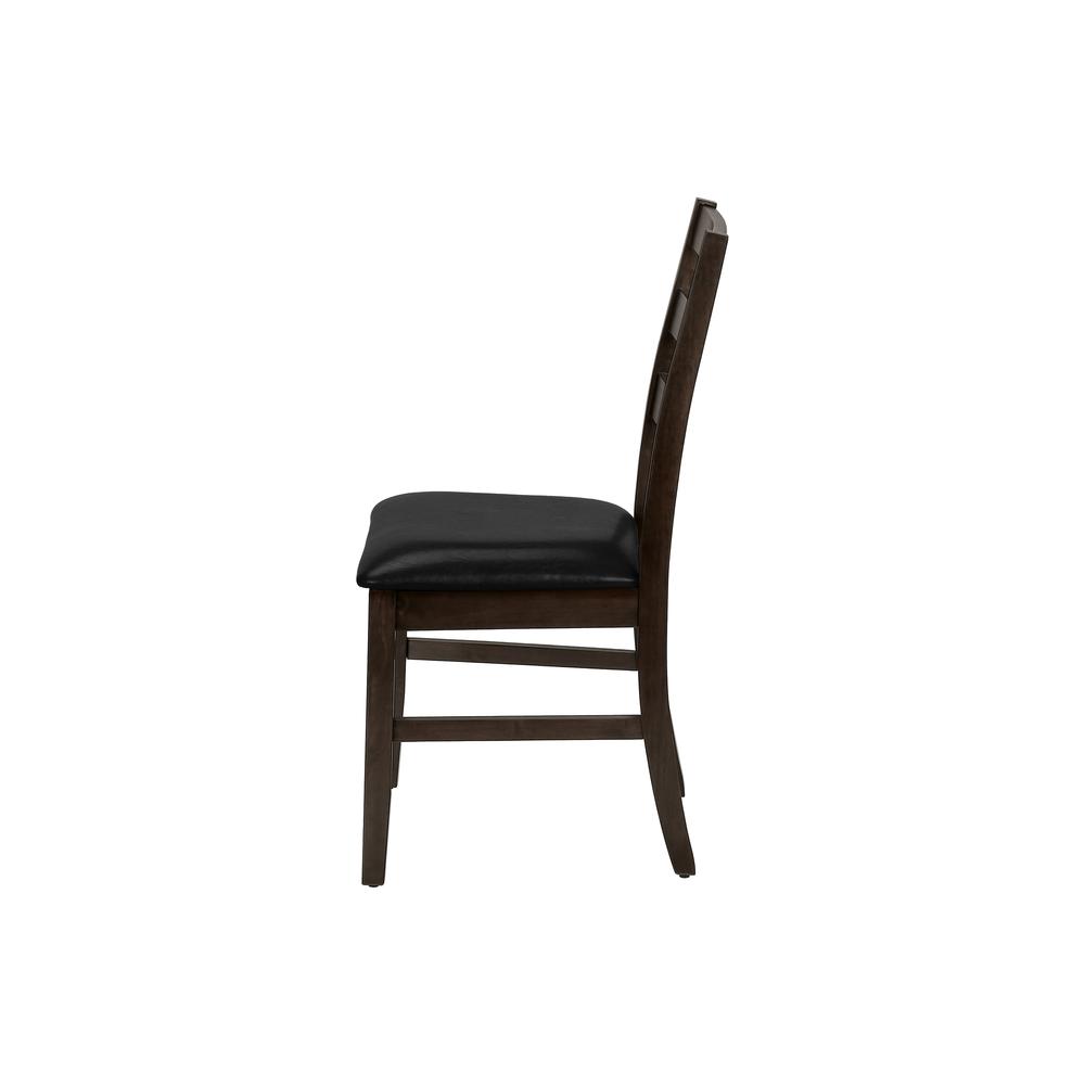 Dining Chair, Set Of 2, 37 Height, Kitchen, Dining Room, Side, Upholstered. Picture 3