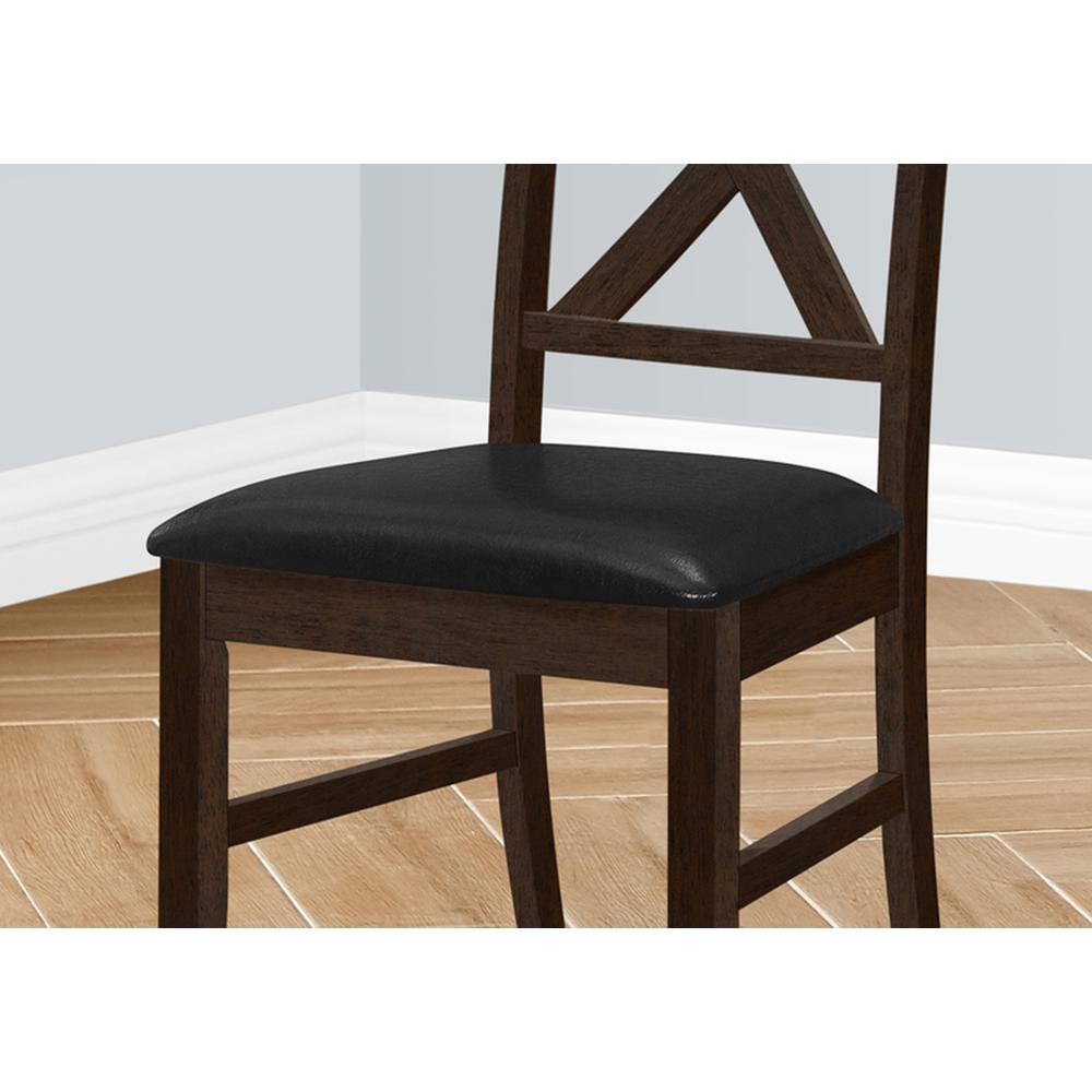 Dining Chair, 37 Height, Set Of 2, Dining Room, Kitchen, Side, Upholstered. Picture 3