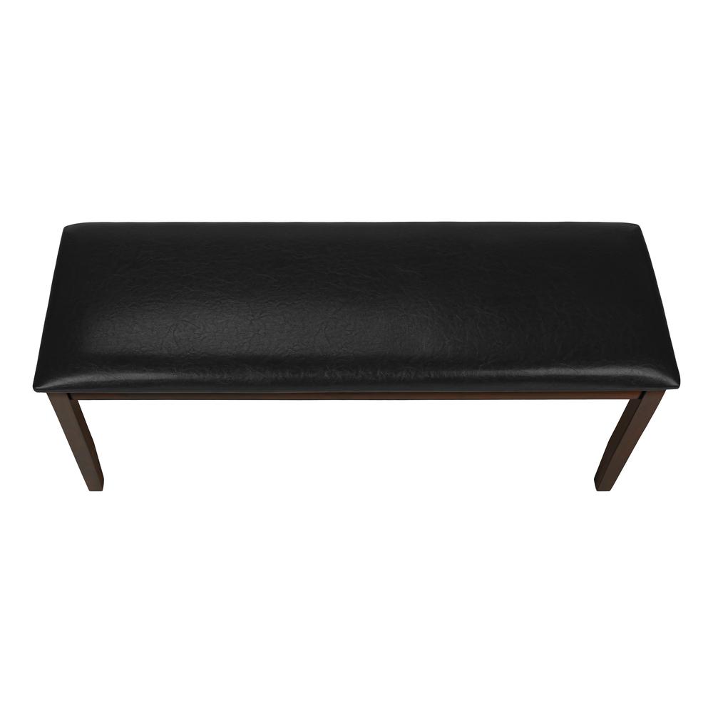 Bench, 48 Rectangular, Dining Room, Hallway, Entryway, Upholstered, Wood. Picture 5