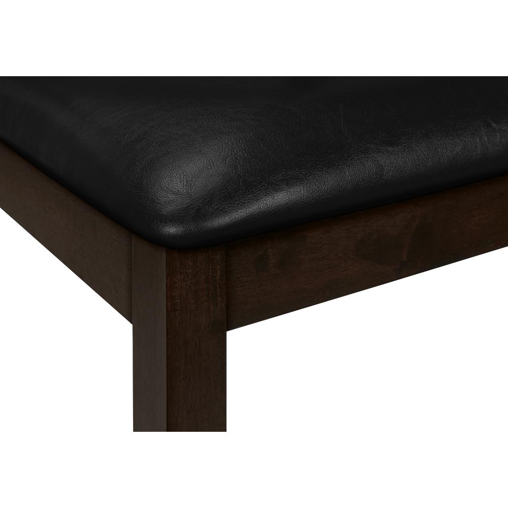 Bench, 48 Rectangular, Dining Room, Hallway, Entryway, Upholstered, Wood. Picture 6