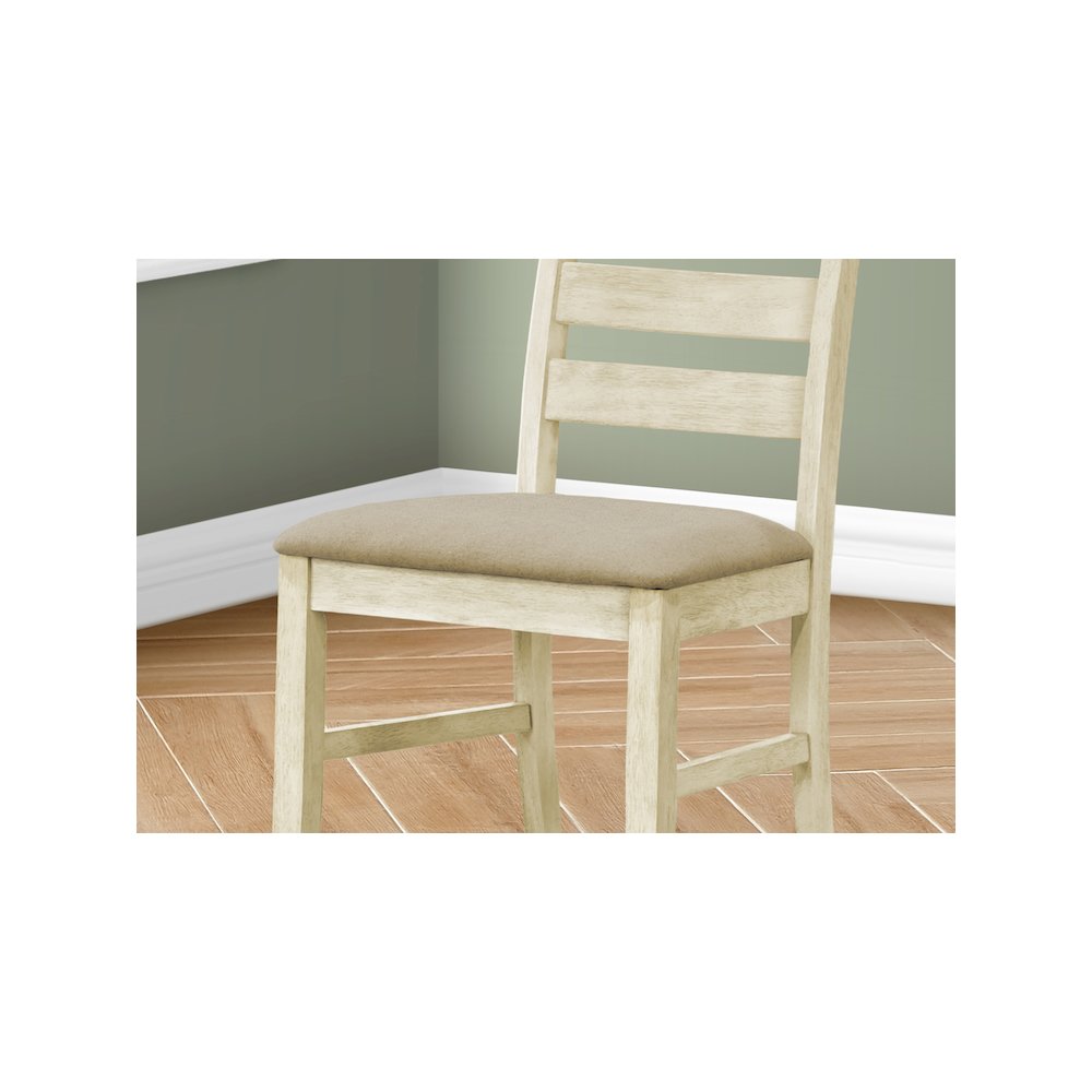 Dining Chair, 38" Height, Dining Room, Kitchen, Set Of 2, Transitional. Picture 3