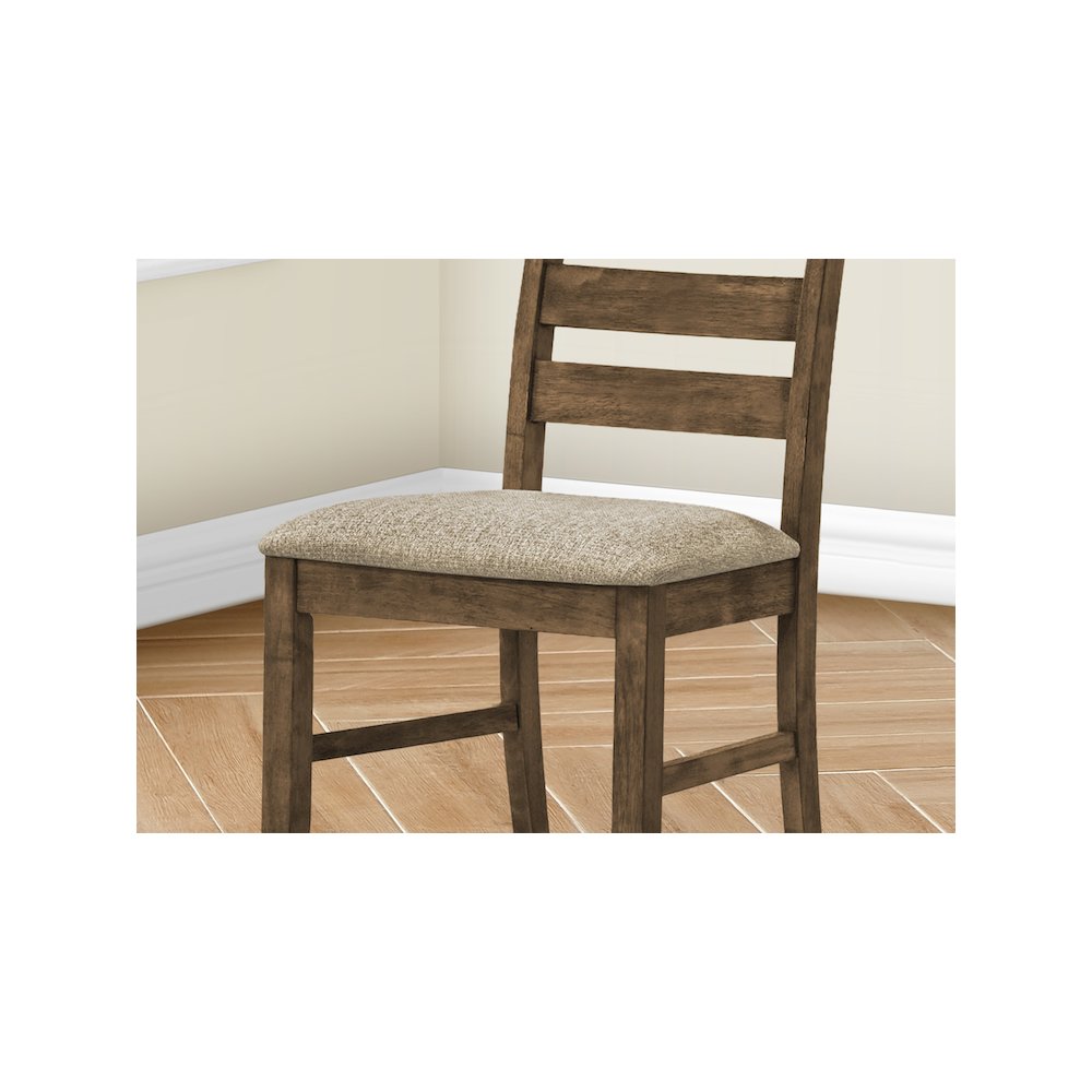 Dining Chair, 38" Height, Dining Room, Kitchen, Set Of 2, Transitional. Picture 3