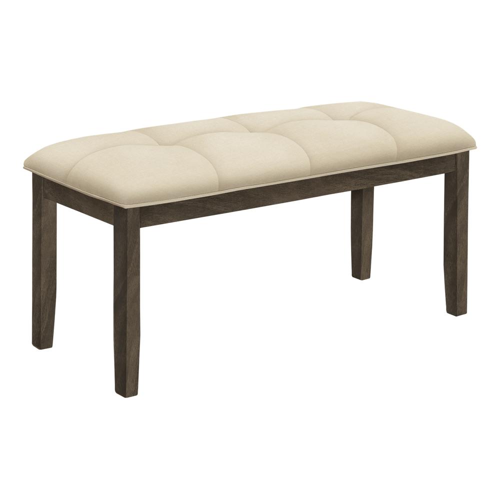 Bench, 44 Rectangular, Dining Room, Entryway, Kitchen, Hallway, Upholstered. Picture 1