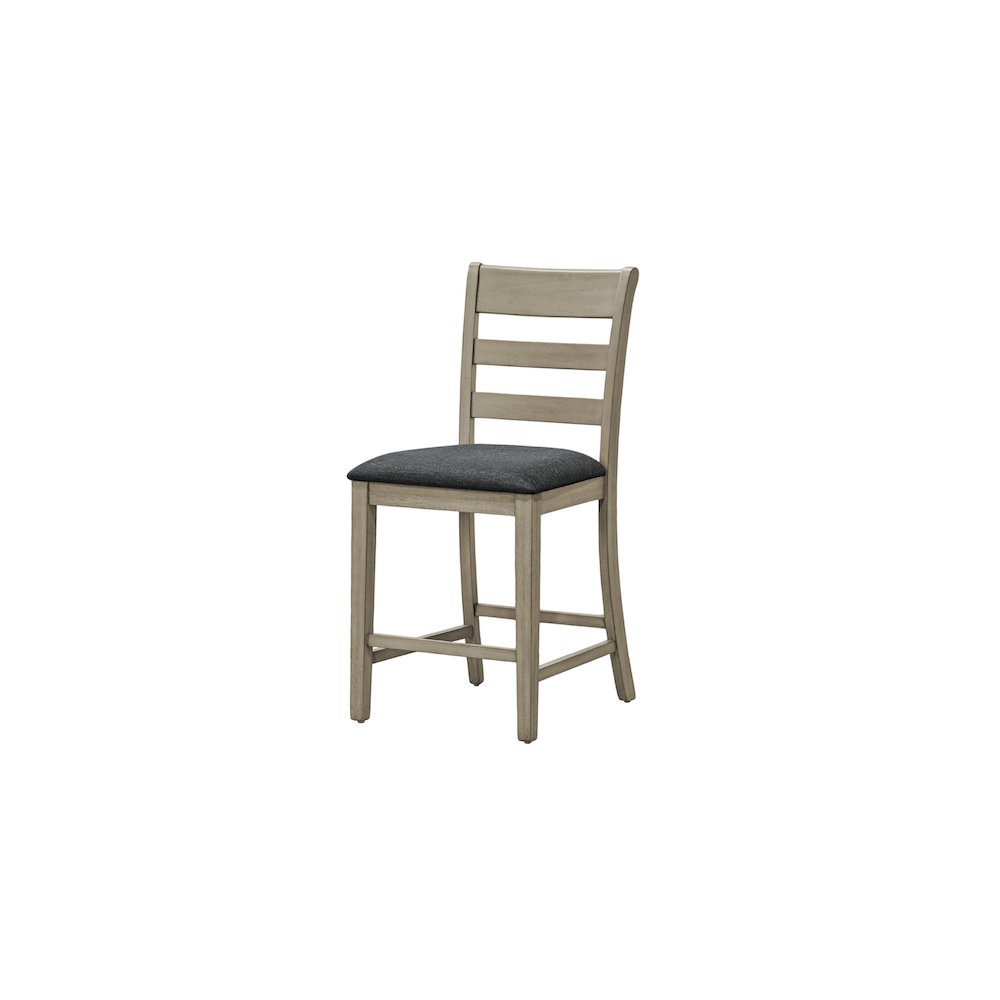 Dining Chair, 44" Height, Counter Height, Set Of 2, Transitional. Picture 1