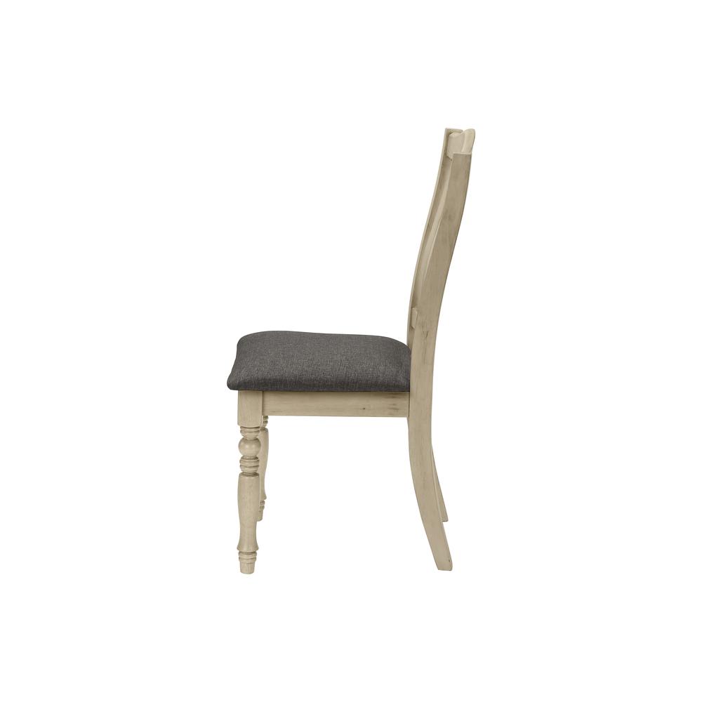 Dining Chair, 39 Height, Set Of 2, Upholstered, Dining Room, Kitchen, Side. Picture 3