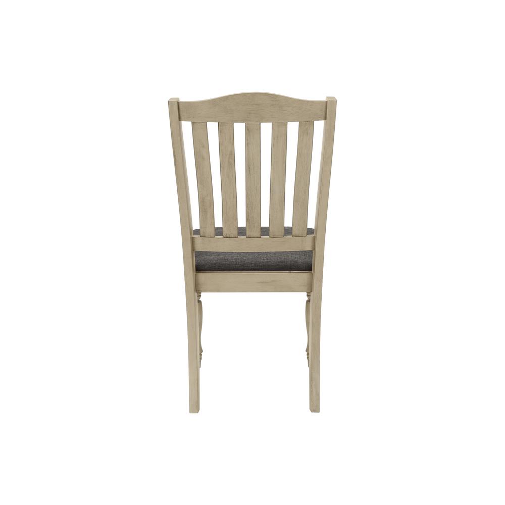Dining Chair, 39 Height, Set Of 2, Upholstered, Dining Room, Kitchen, Side. Picture 4