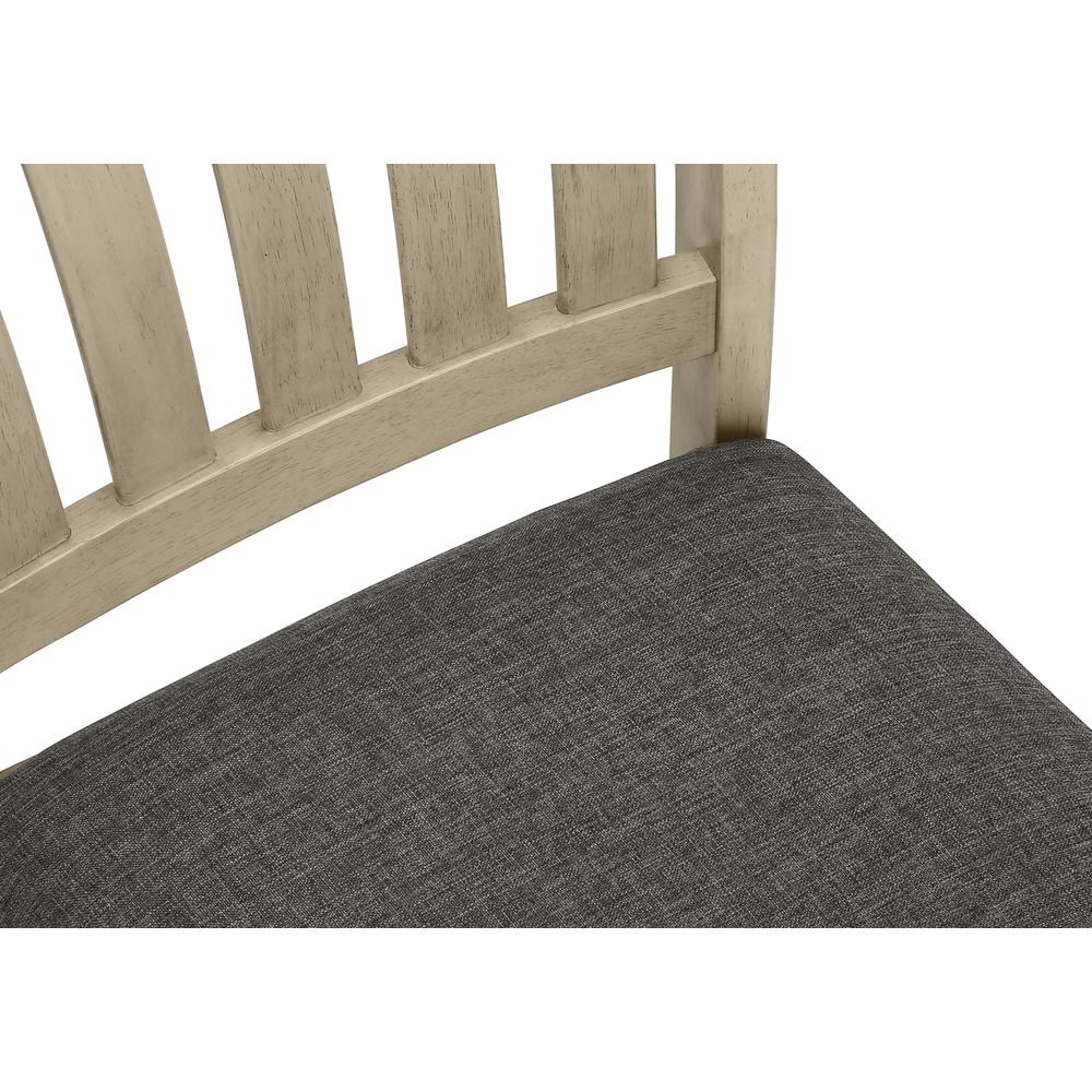 Dining Chair, 39 Height, Set Of 2, Upholstered, Dining Room, Kitchen, Side. Picture 6