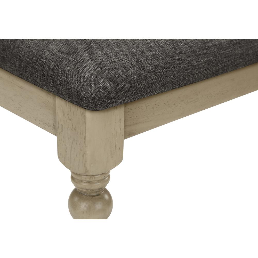 Dining Chair, 39 Height, Set Of 2, Upholstered, Dining Room, Kitchen, Side. Picture 8