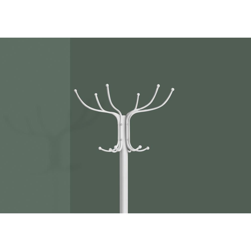 Coat Rack, Hall Tree, Free Standing, 12 Hooks, Entryway, 70H, Umbrella Holder. Picture 3