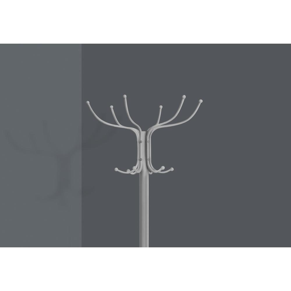 Coat Rack, Hall Tree, Free Standing, 12 Hooks, Entryway, 70H, Umbrella Holder. Picture 3