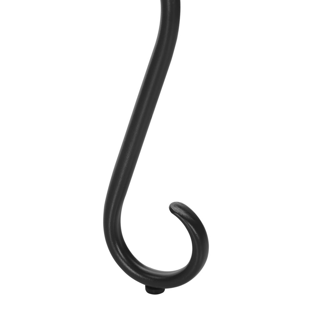 Coat Rack, Hall Tree, Free Standing, 8 Hooks, Entryway, 74H, Bedroom, Black. Picture 8