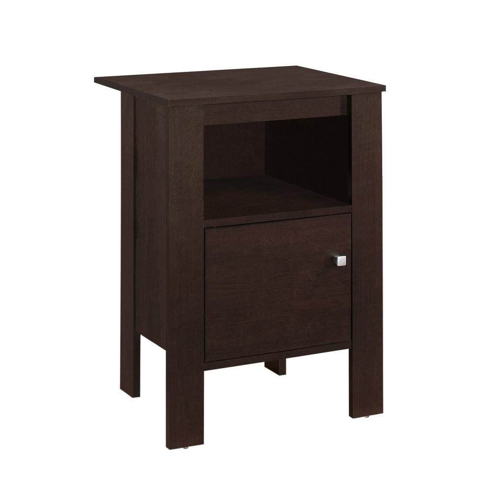 Accent Table, Side, End, Nightstand, Lamp, Storage, Living Room, Bedroom. Picture 1