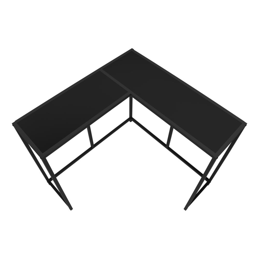 Accent Table, Console, Entryway, Narrow, Corner, Living Room, Bedroom, Black. Picture 5