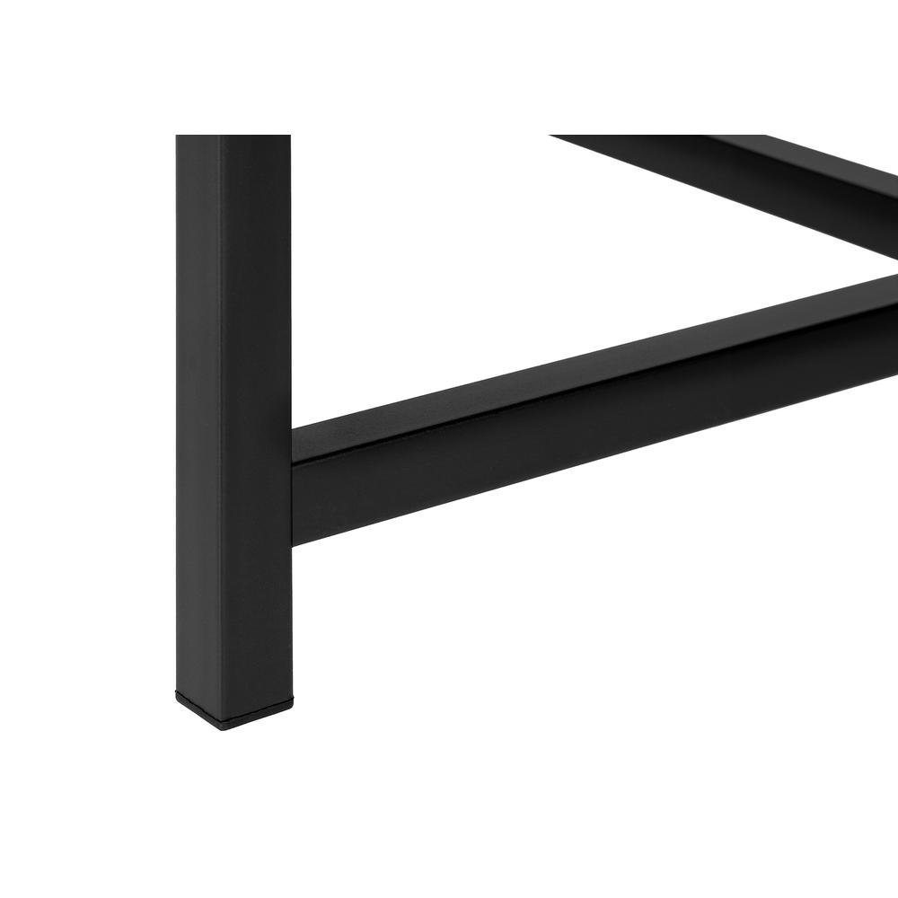 Accent Table, Console, Entryway, Narrow, Corner, Living Room, Bedroom, Black. Picture 7