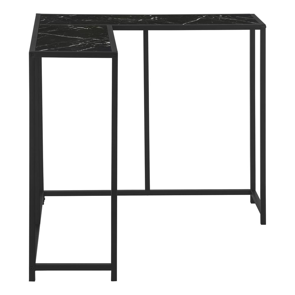 Accent Table, Console, Entryway, Narrow, Corner, Living Room, Bedroom, Black. Picture 4