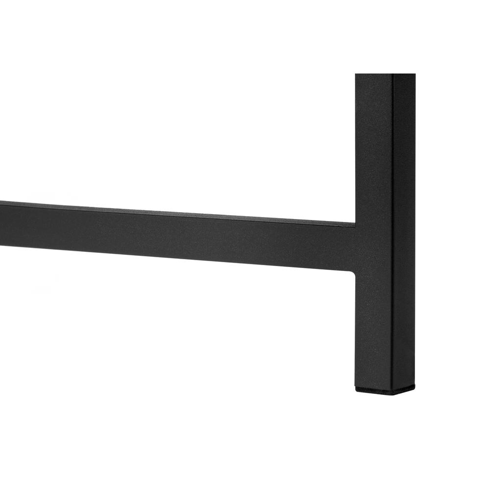 Accent Table, Console, Entryway, Narrow, Corner, Living Room, Bedroom, Black. Picture 7