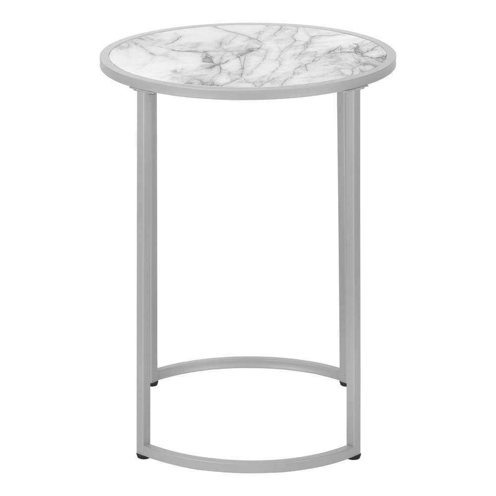 Accent Table, Side, Round, End, Nightstand, Lamp, Living Room, Bedroom. Picture 2