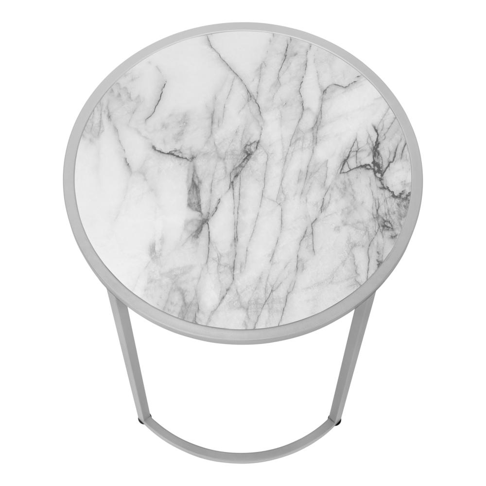 Accent Table, Side, Round, End, Nightstand, Lamp, Living Room, Bedroom. Picture 5