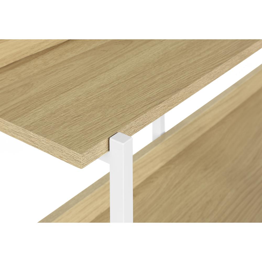 Accent Table, Console, Entryway, Narrow, Sofa, Living Room, Bedroom, Natural. Picture 6