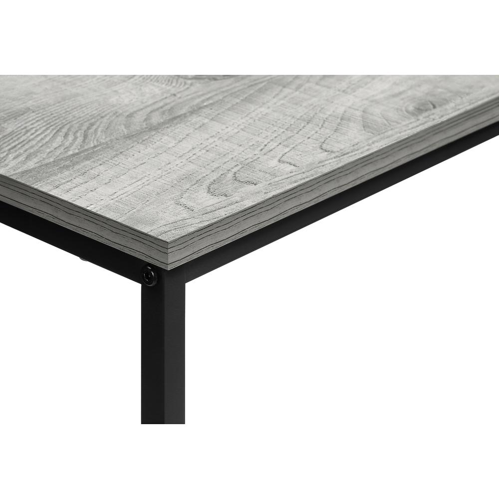 Accent Table, Console, Entryway, Narrow, Sofa, Living Room, Bedroom, Grey. Picture 6