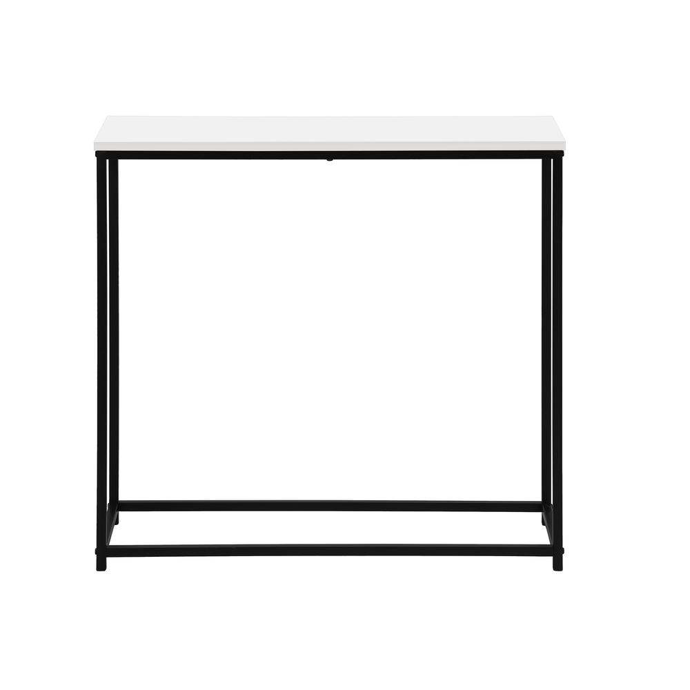 Accent Table, Console, Entryway, Narrow, Sofa, Living Room, Bedroom, White. Picture 2