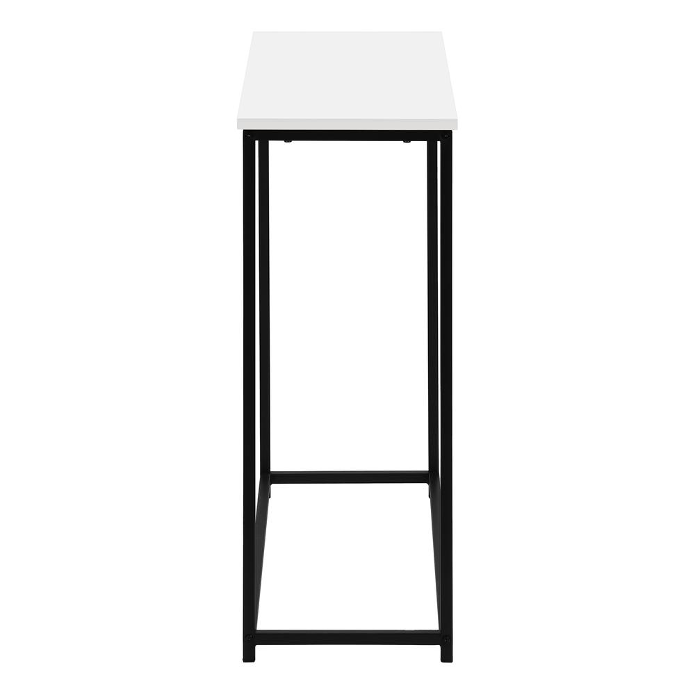 Accent Table, Console, Entryway, Narrow, Sofa, Living Room, Bedroom, White. Picture 3