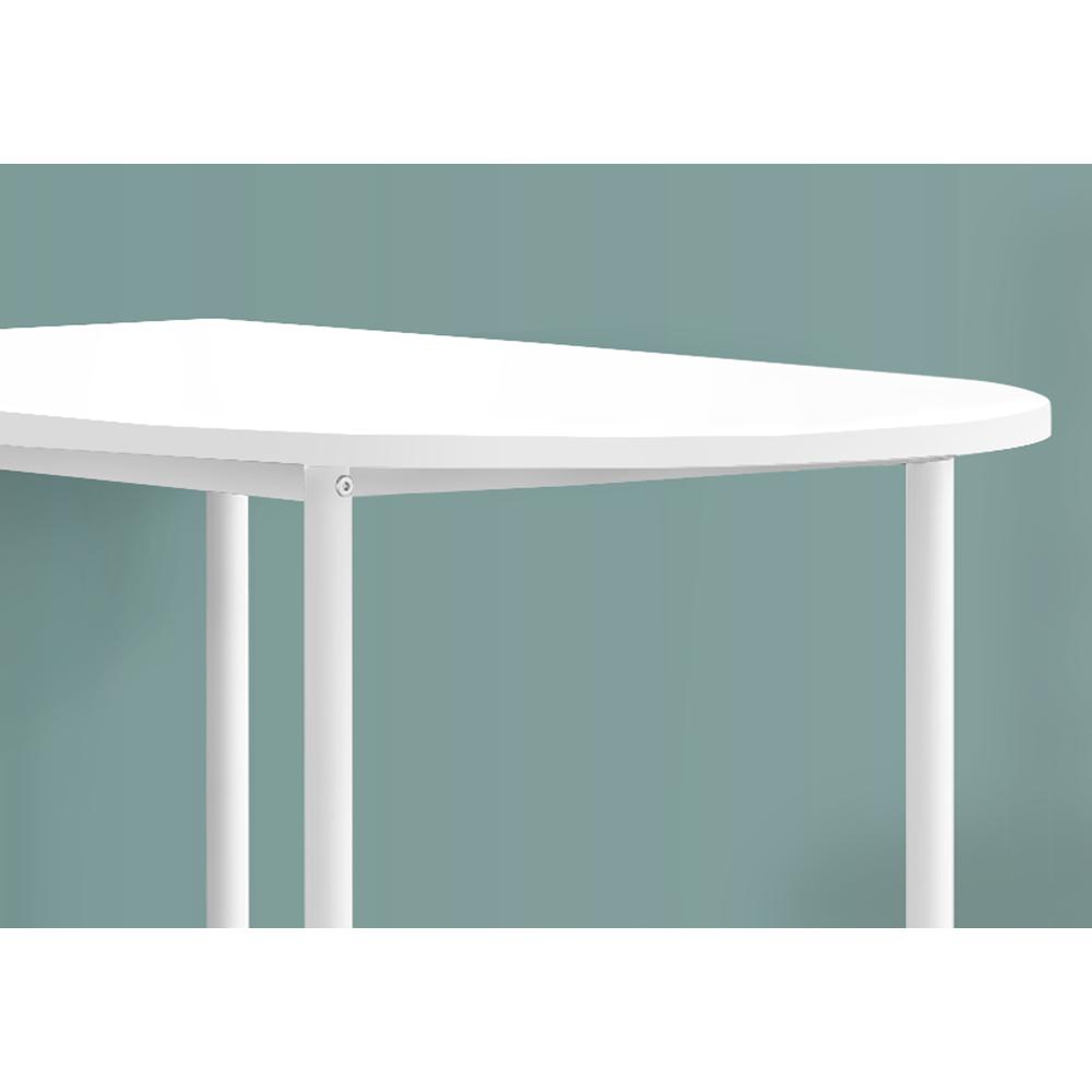 Home Bar, Bar Table, Bar Height, Pub, 36 Rectangular, Small, Kitchen, White. Picture 3