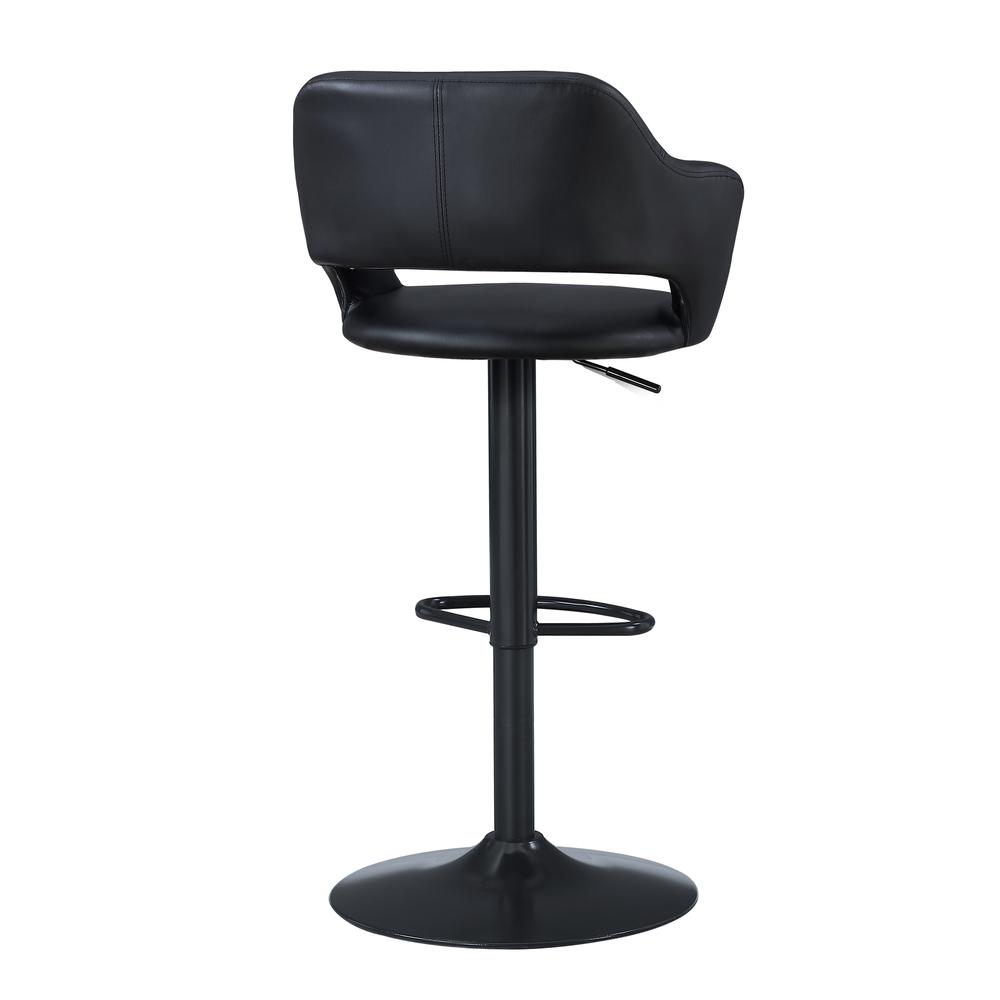 Bar Stool, Swivel, Bar Height, Adjustable, Black. Picture 2