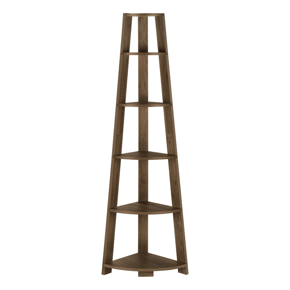 Bookshelf, Bookcase, Etagere, Corner, 5 Tier, 72H, Office, Bedroom. Picture 2