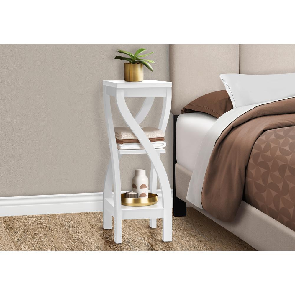 Accent Table, Side, End, Plant Stand, Square, Living Room, Bedroom. Picture 3