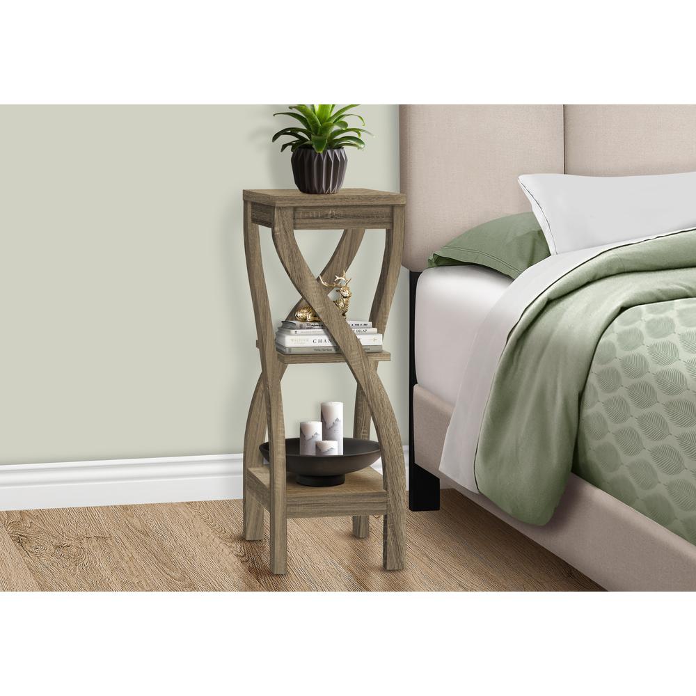 Accent Table, Side, End, Plant Stand, Square, Living Room, Bedroom. Picture 3